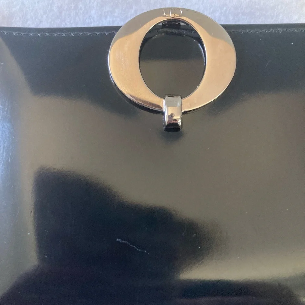 Pre-Loved Authentic Christian Dior Black Leather Wallet